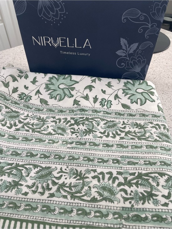 Nirvella Other - Nirvella Green Floral Table Linen - Timeless Luxury